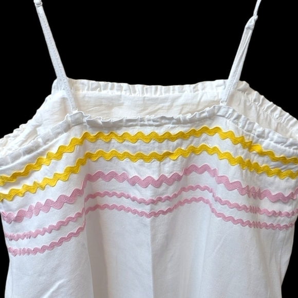 LISA Marie Fernandez 4 Target: Ric Rac Spaghetti Strap Linen Blend Sundress (L) - Picture 4 of 9